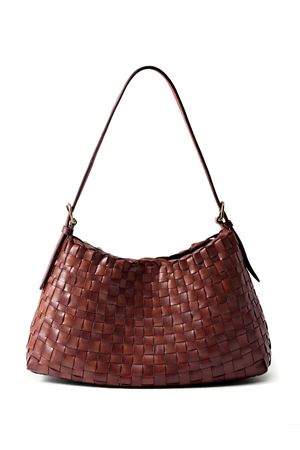 Burnt Brown Hobo Salvage Shoulder Bag DRAGON DIFFUSION | 8170BRUCIATO